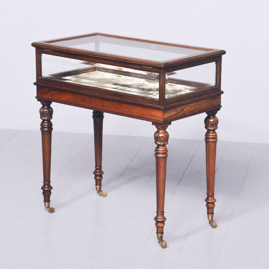 Antique Exhibition Quality Rosewood Bijouterie Table