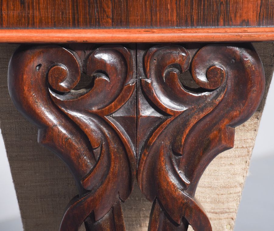 Antique Early Victorian Rosewood Work or Side Table