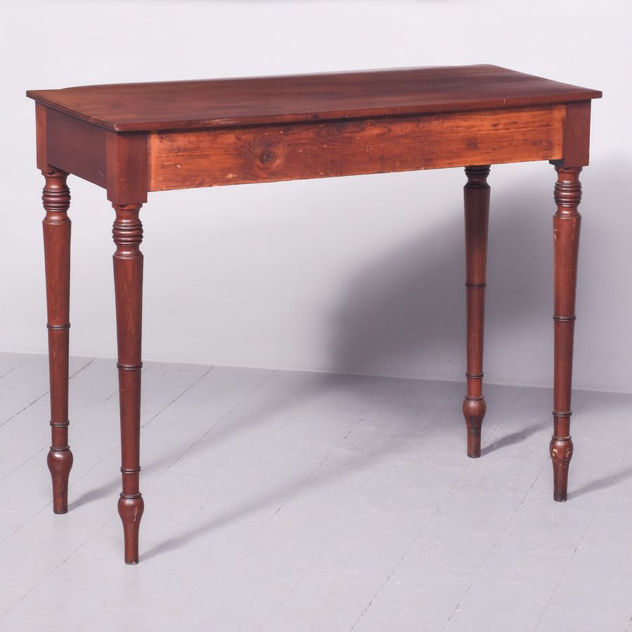 Antique Quality “Edinburgh style” bow-front George III mahogany hall or side table