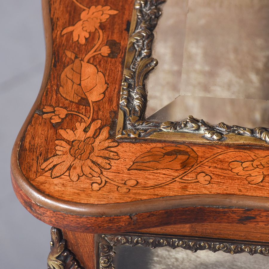 Antique Rosewood and Gilt Mounted Bijouterie Table