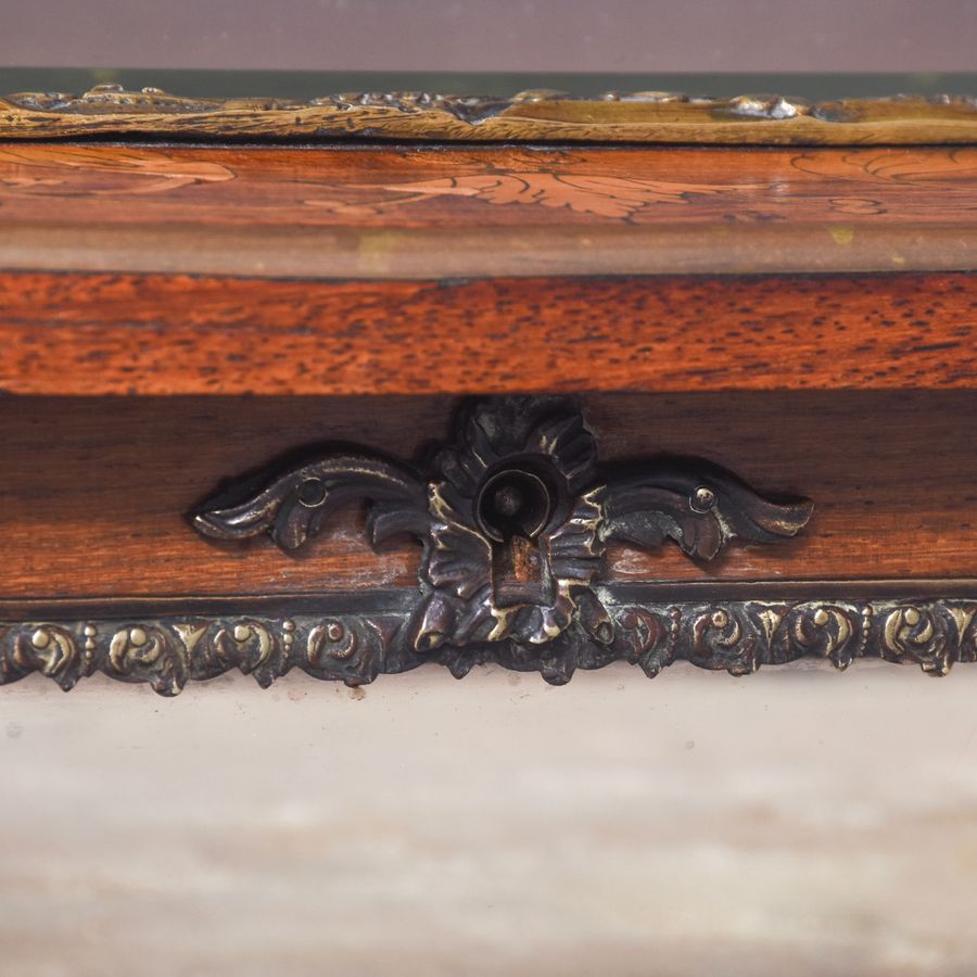 Antique Rosewood and Gilt Mounted Bijouterie Table