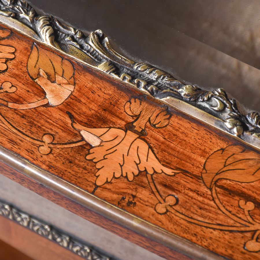 Antique Rosewood and Gilt Mounted Bijouterie Table