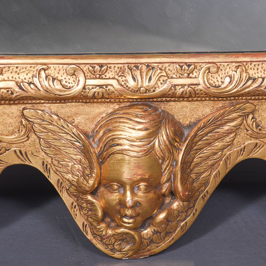 Antique Carved and Gilded Mirror in the Manner of ‘James Moore’