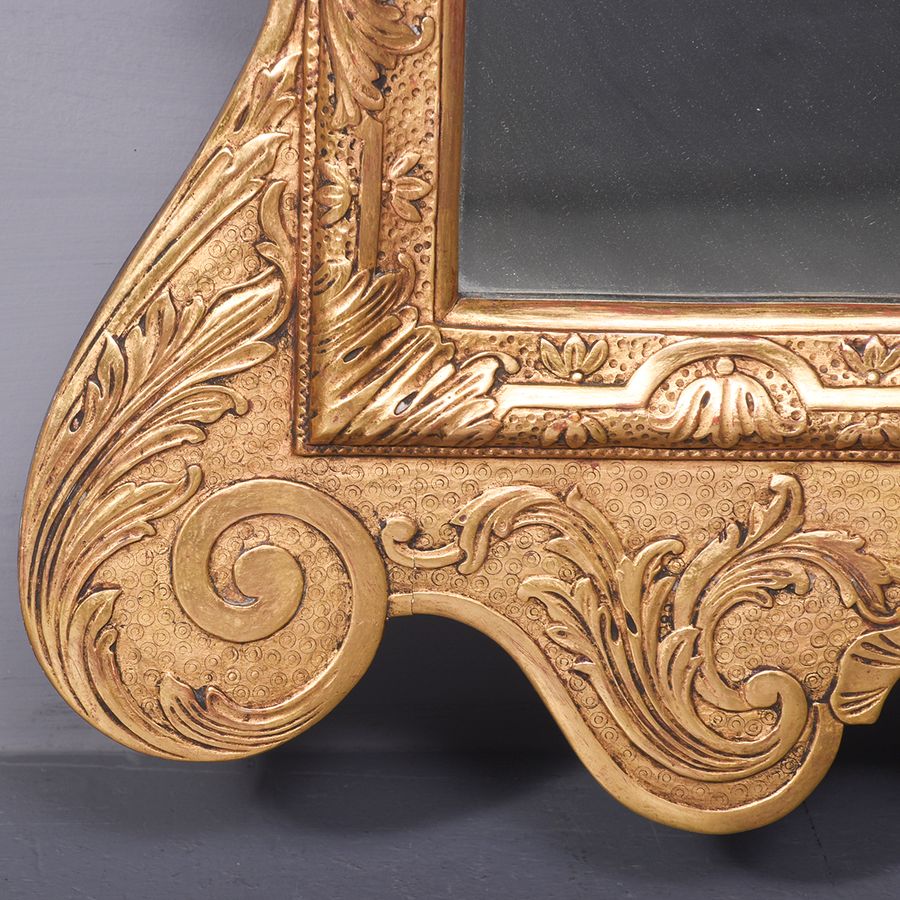 Antique Carved and Gilded Mirror in the Manner of ‘James Moore’