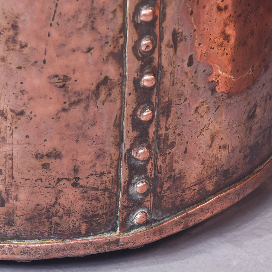 Antique Pair of Copper and Brass Buckets