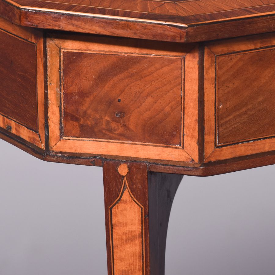 Antique George III Style Inlaid Side-table