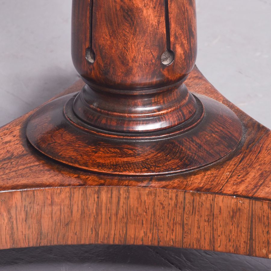 Antique George IV Rosewood Circular Table