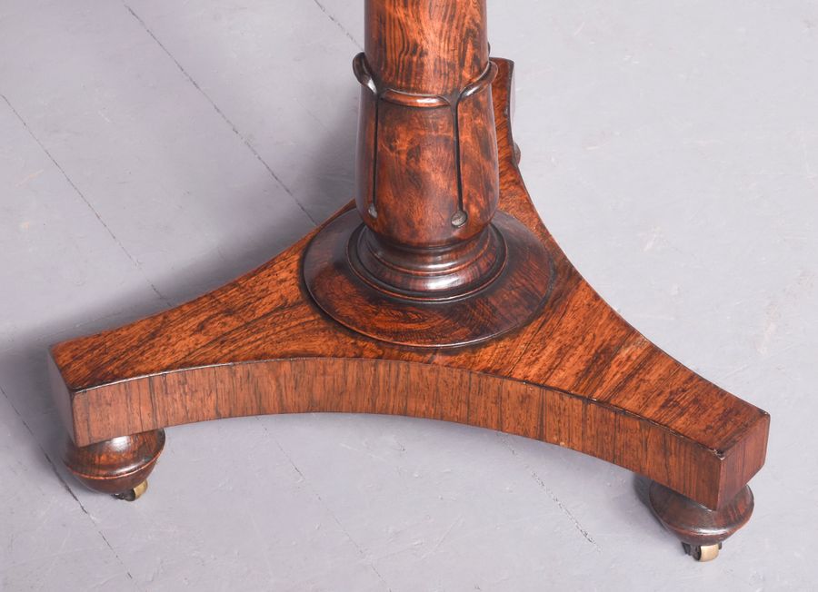 Antique George IV Rosewood Circular Table