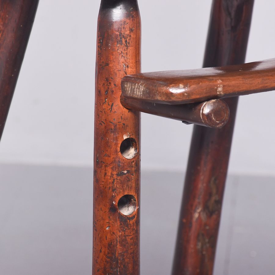 Antique George III Childs Highchair in Elm and Yew