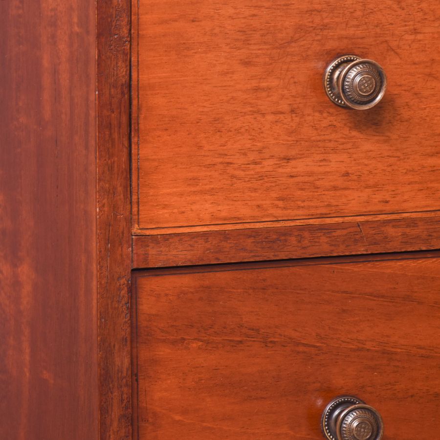 Antique Pair of Neat Sized Scottish Mahogany Chests