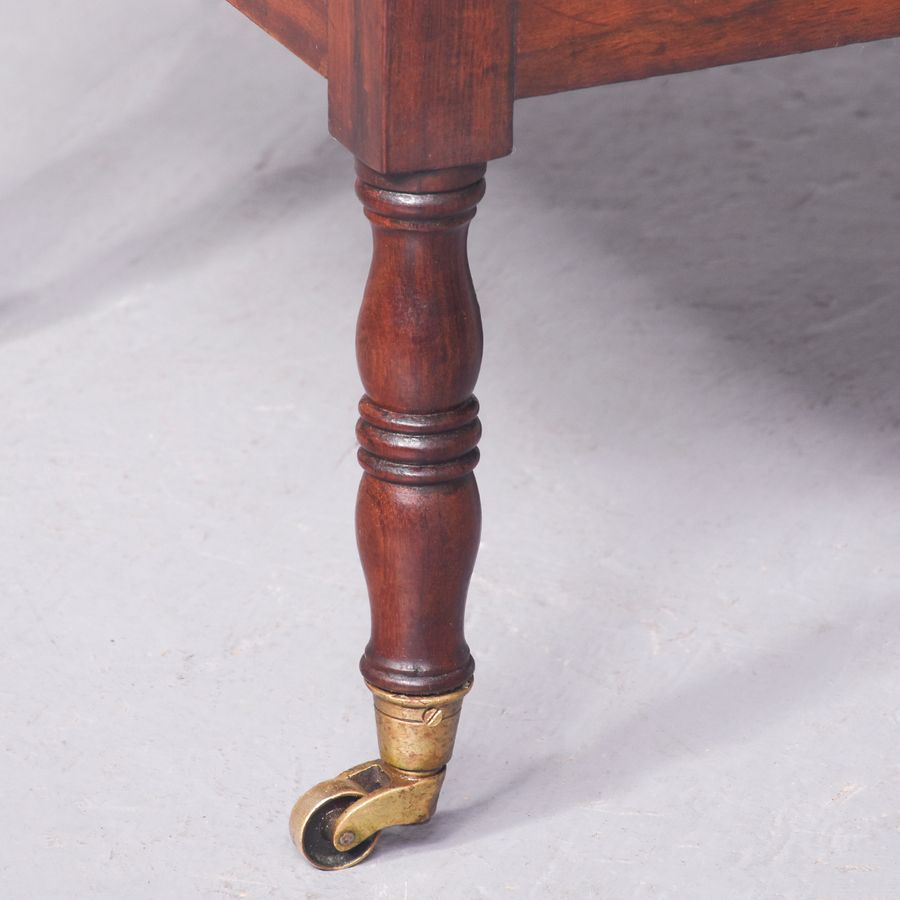 Antique Elegant Regency Period Goncalo Alves/Tigerwood Whatnot