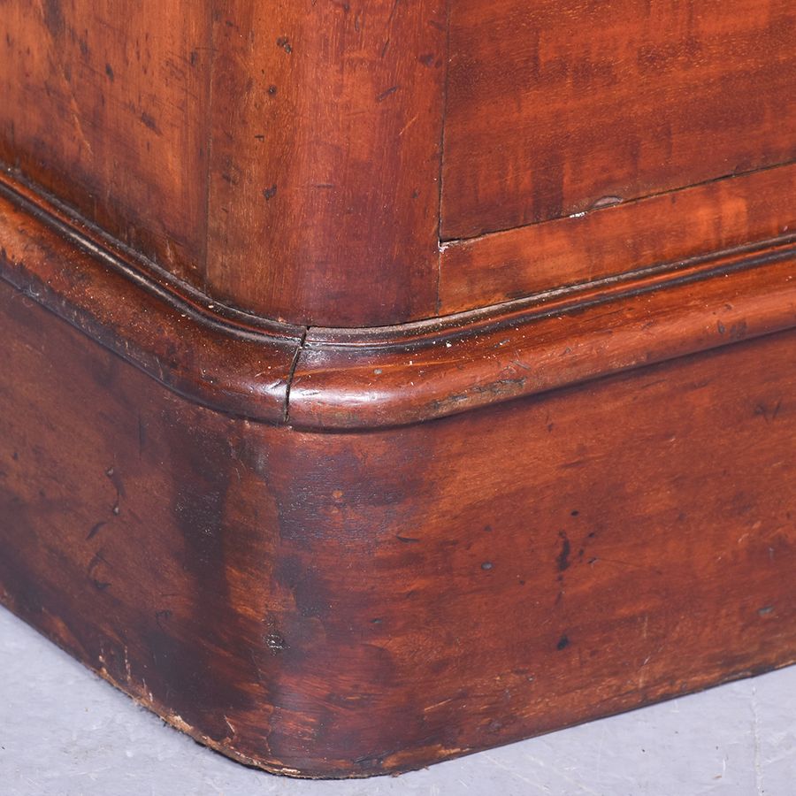 Antique Pair of Victorian Figured Mahogany Bedside Lockers