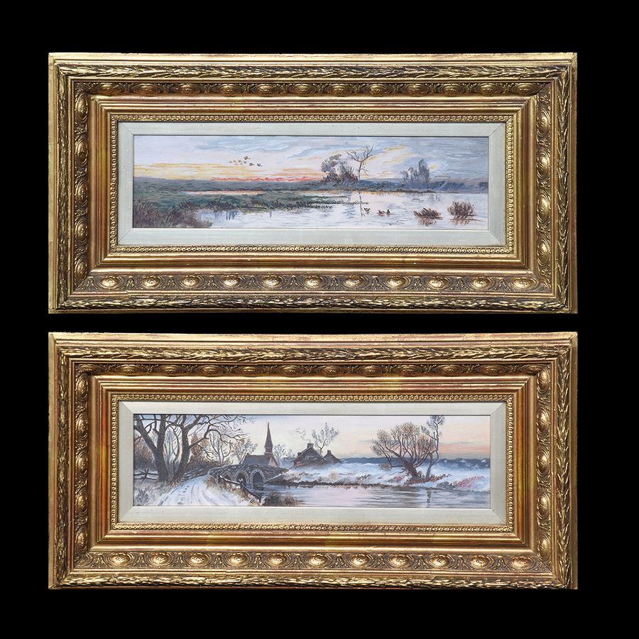 Pair of Late Victorian Oil Paintings