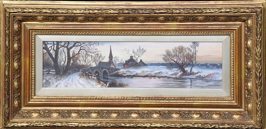 Antique Pair of Late Victorian Oil Paintings