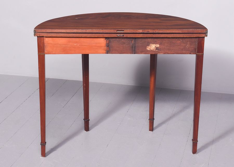 Antique George III Mahogany Tea-Table