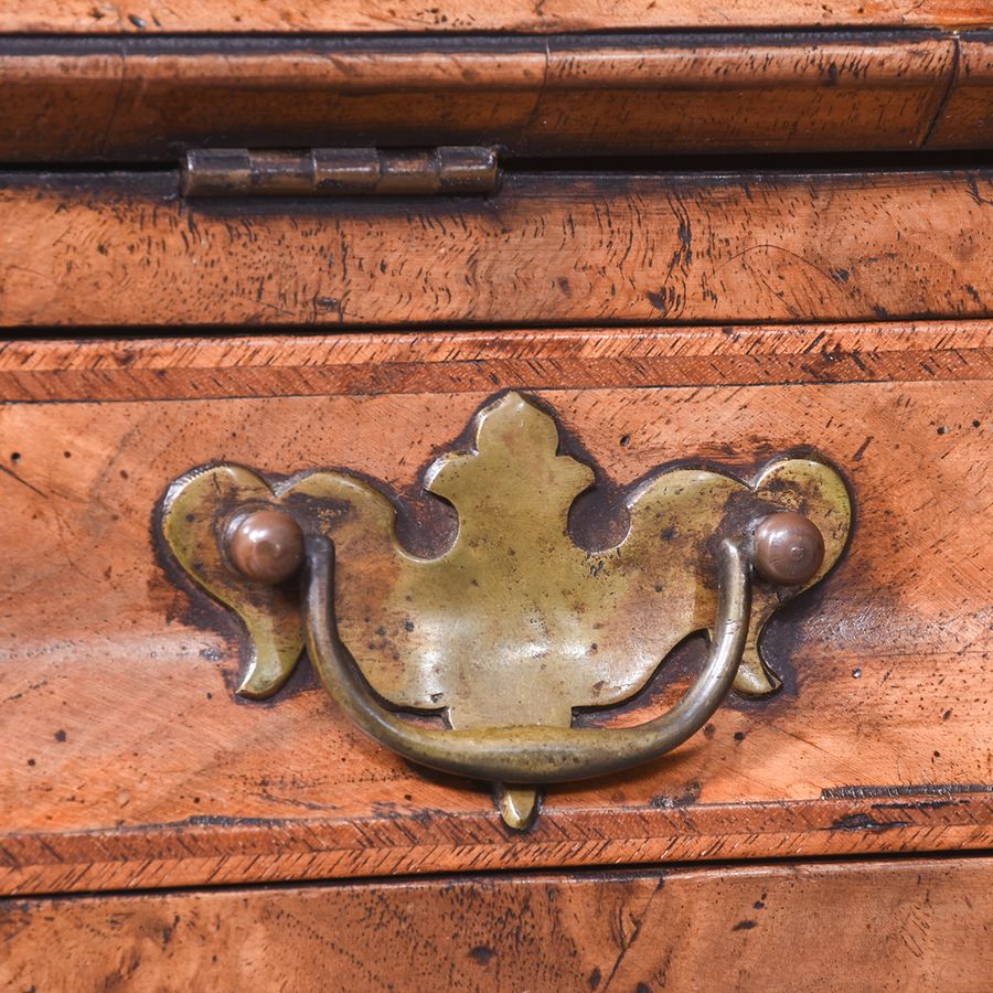 Antique George II Style Walnut Bureau on Stand