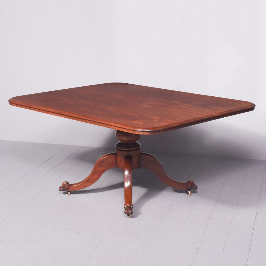 Antique Scottish George IV Mahogany Snap Top Table