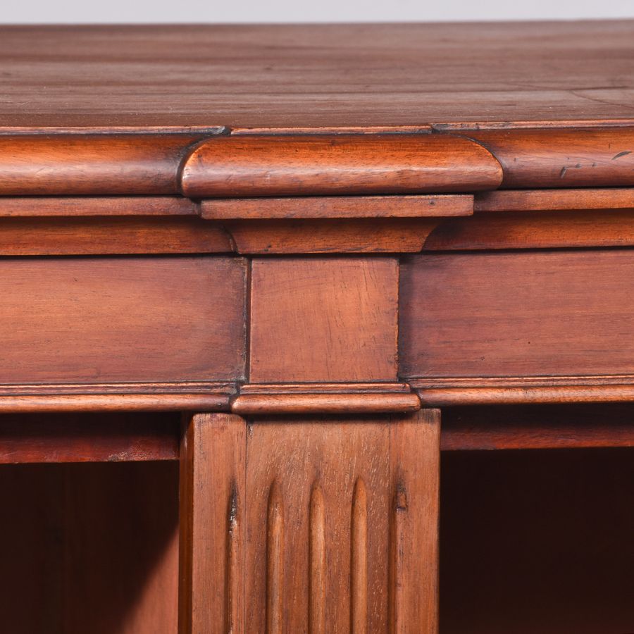 Antique Large Mahogany Open Bookcase