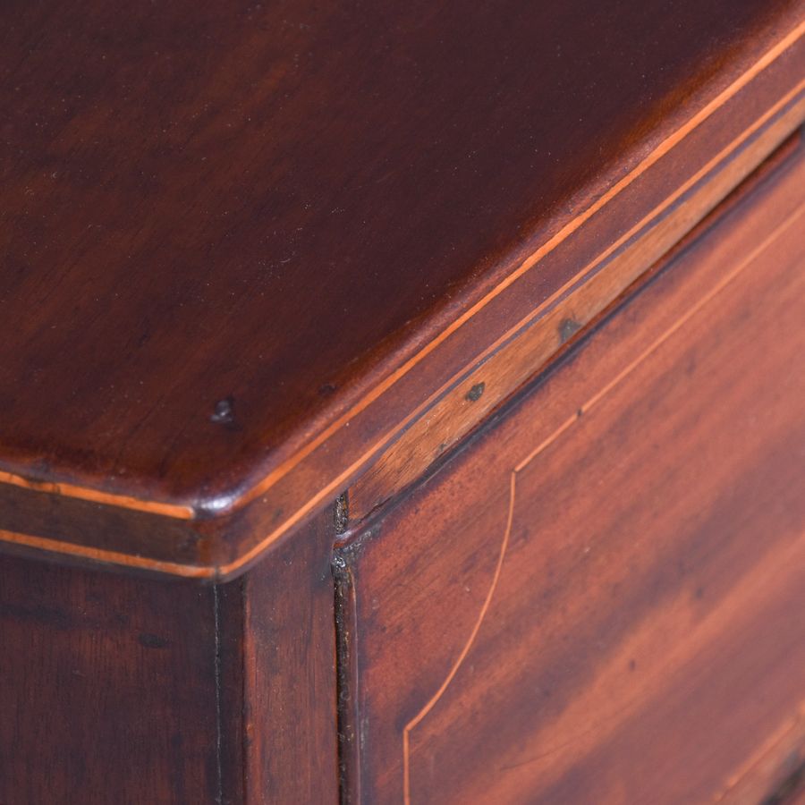 Antique Mahogany Bow-Fronted Chest of Drawers