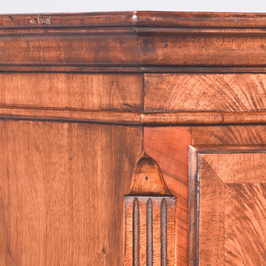 Antique George II Style Figured Walnut Chest on Stand In Excellent Condition