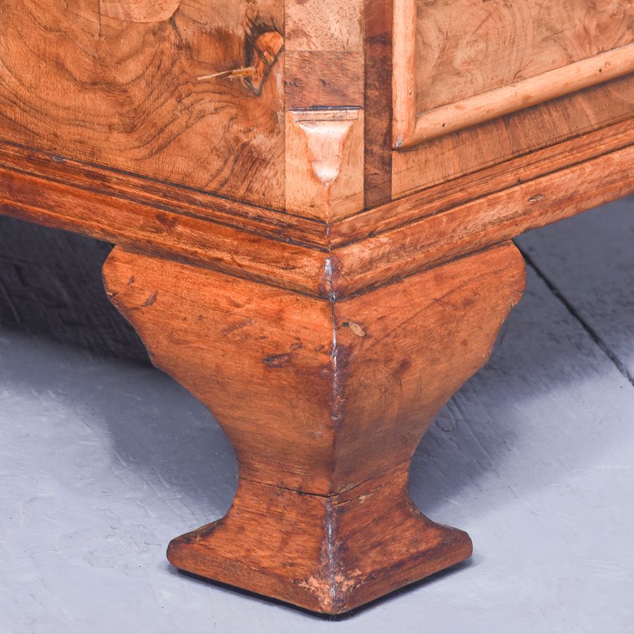 Antique Quality Burr-Walnut George II Pedestal Desk