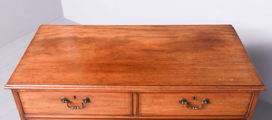 Antique A Chippendale Period Mahogany Chest of Drawers