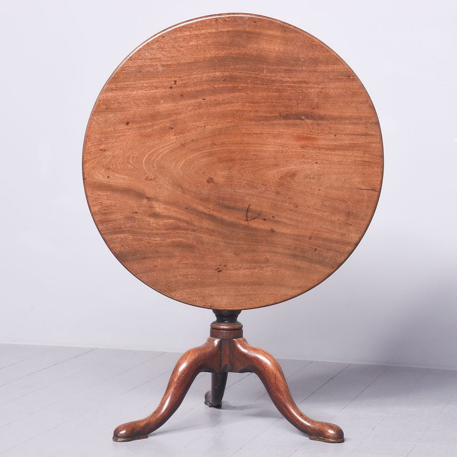 Antique Large George III Mahogany Circular Table 