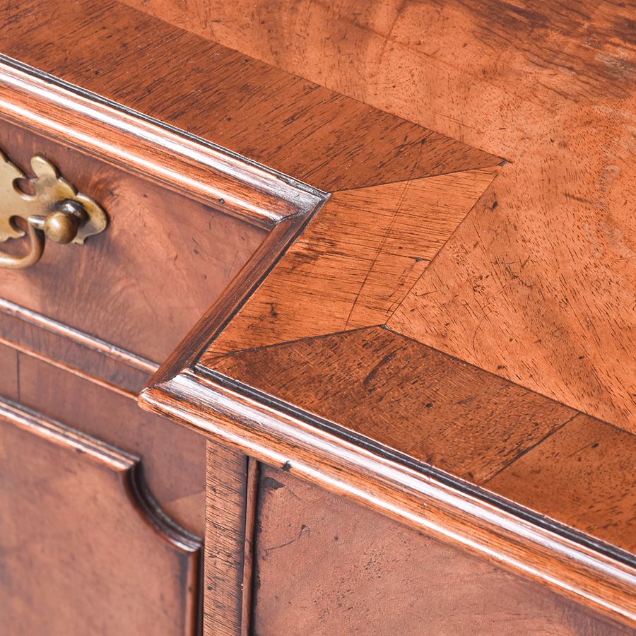 Antique Pair of Mahogany Breakfront Side Cabinets