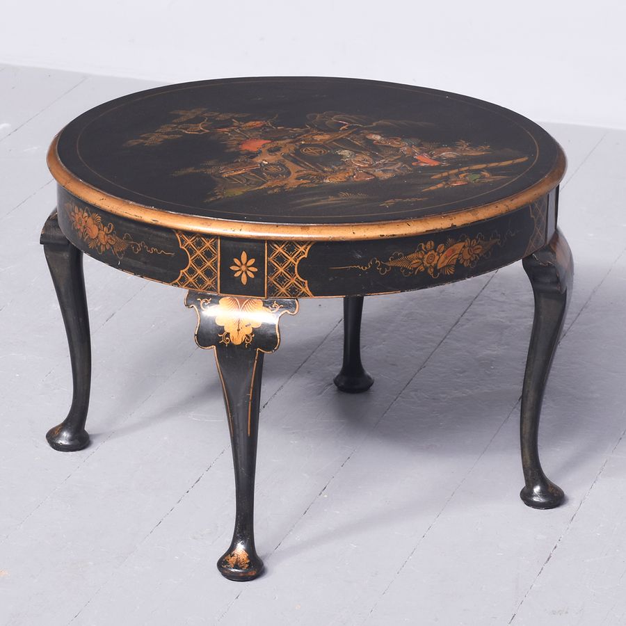 Circular Coffee Table in the Chinoiserie Style