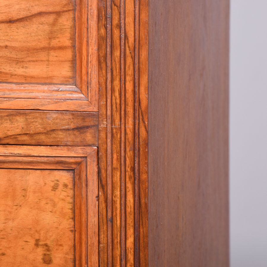 Antique Rare Pair of Late Victorian Figured Elm and Ash Chest of Drawers/Bedside Lockers