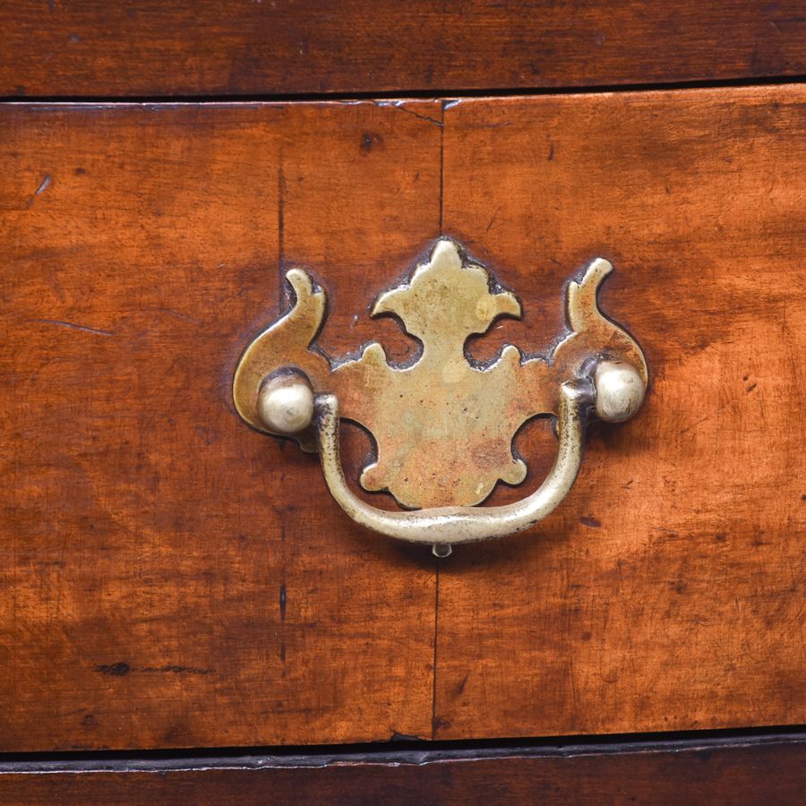 Antique Early Georgian-Style Figured Walnut Freestanding Corner Cabinet