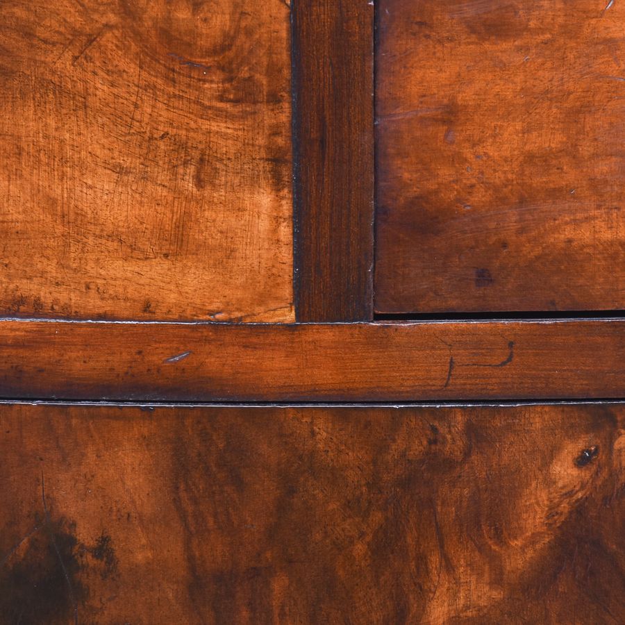 Antique Early Georgian-Style Figured Walnut Freestanding Corner Cabinet