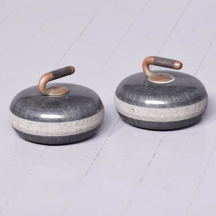 Pair of Scottish Curling Stones