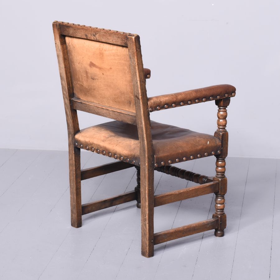 Antique Set of 8 Titchmarsh & Goodwin Cromwellian Style Dining Chairs