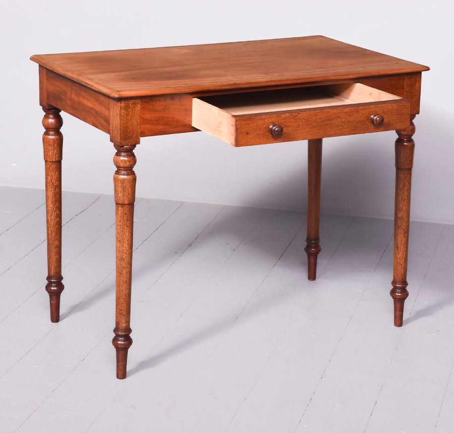 Antique Early Victorian Mahogany Side Table