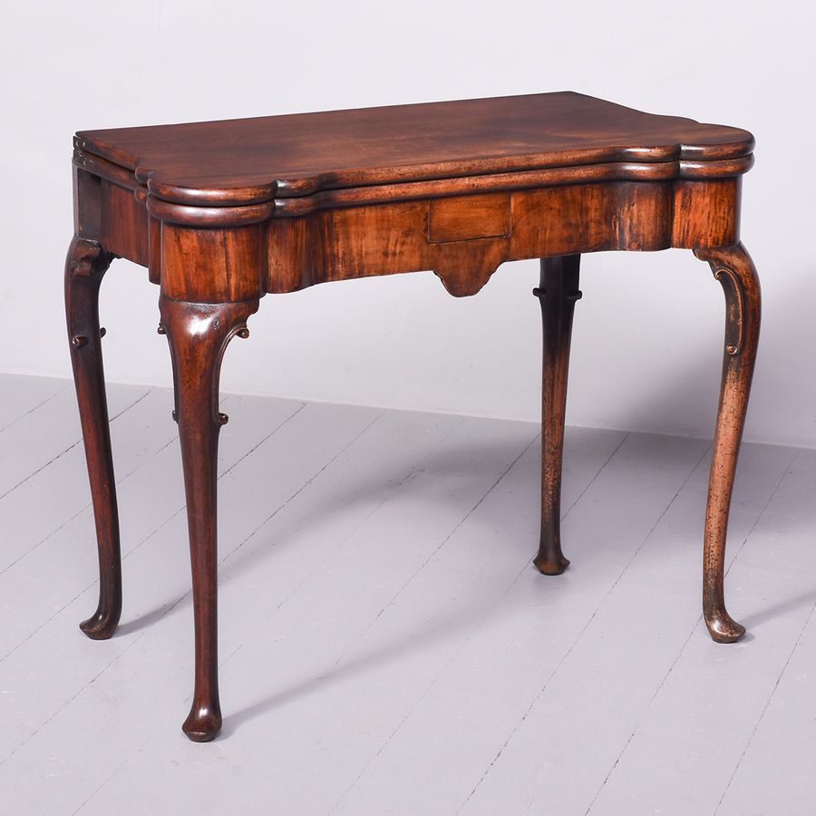 George II Fold-Over Card Table