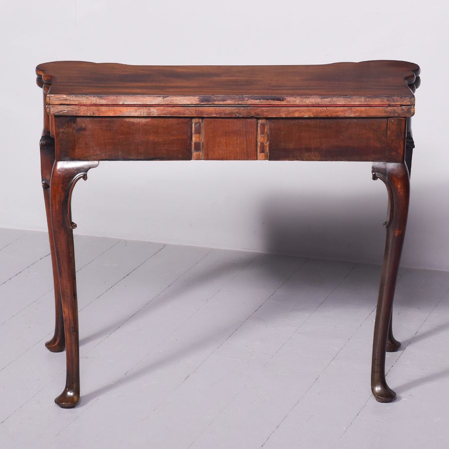 Antique George II Fold-Over Card Table