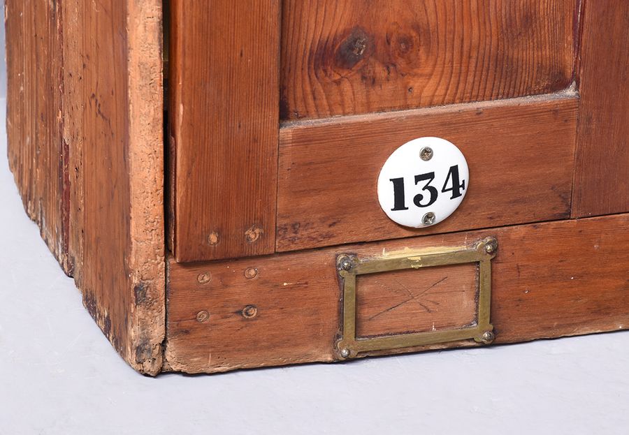 Antique Set of Golf Club Lockers