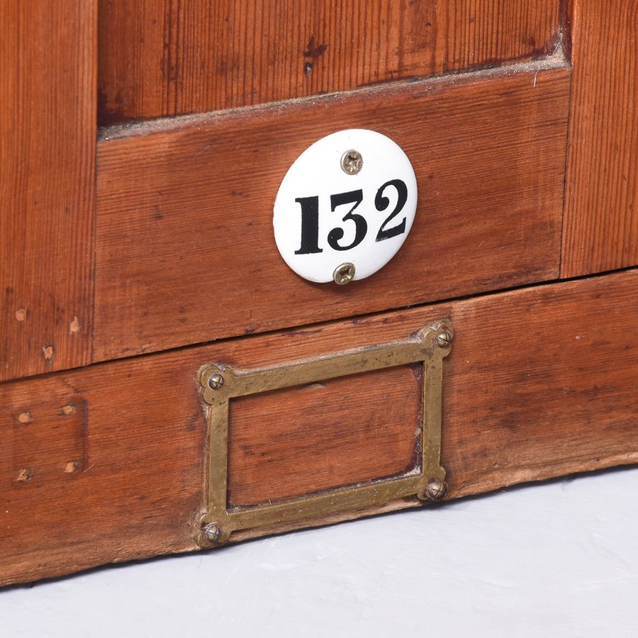 Antique Set of Golf Club Lockers