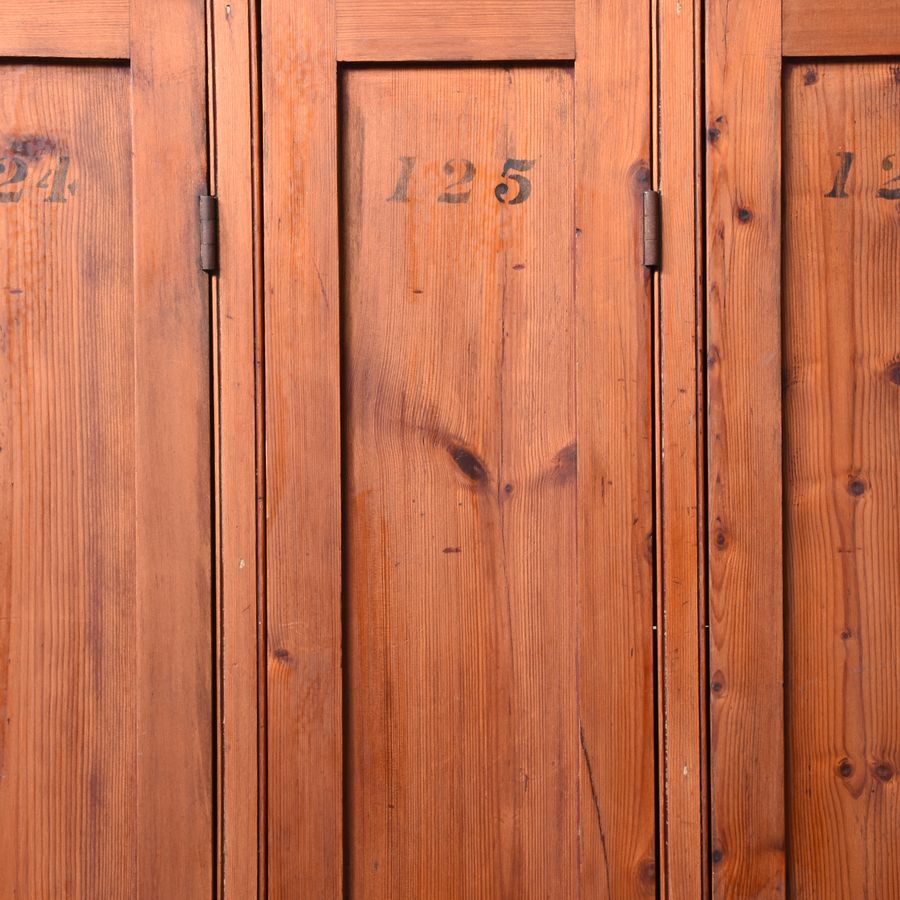 Antique Set of Golf Club Lockers