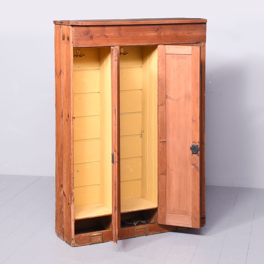 Antique Set of Golf Club Lockers