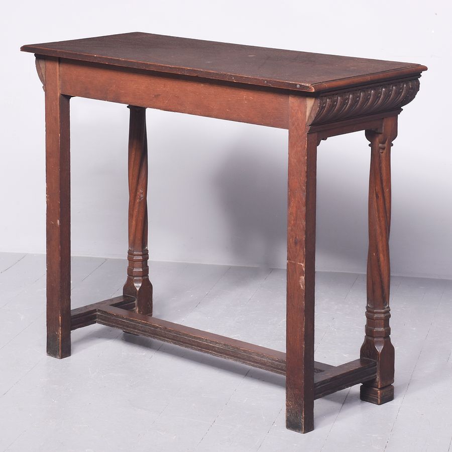 Antique Oak Side Table by Sir Robert Lorimer