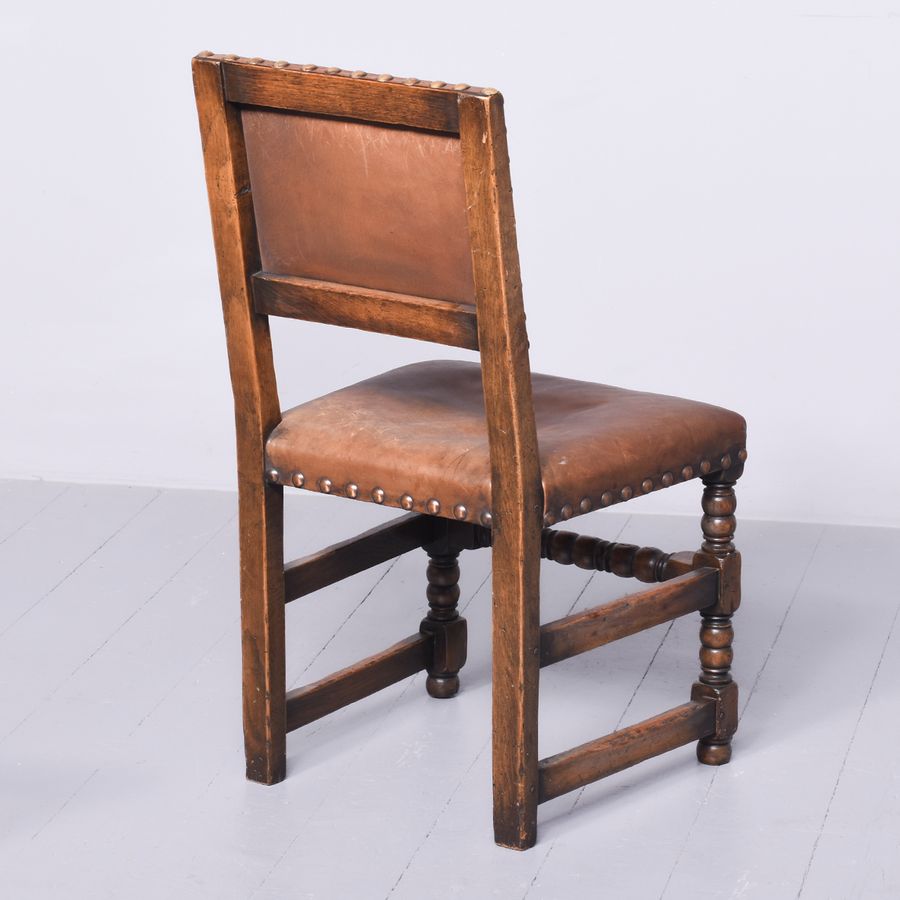 Antique Set of 8 Titchmarsh & Goodwin Cromwellian Style Dining Chairs