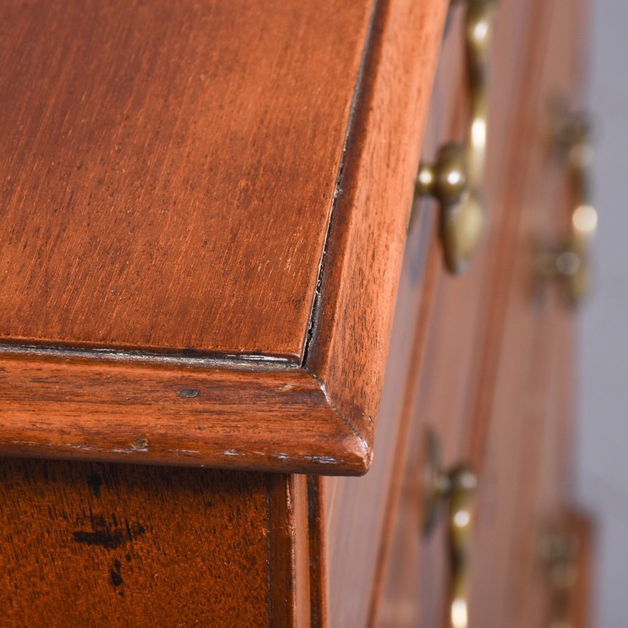 Antique George III Scottish Inlaid Mahogany Chest of Drawers in Excellent Condition