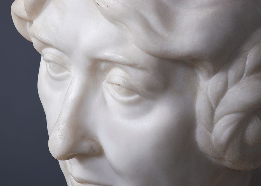 Antique Marble Bust of a Lady