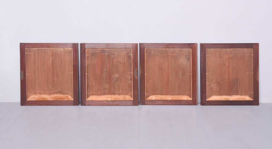 Antique Rare Set of Four Rosewood Mirrors