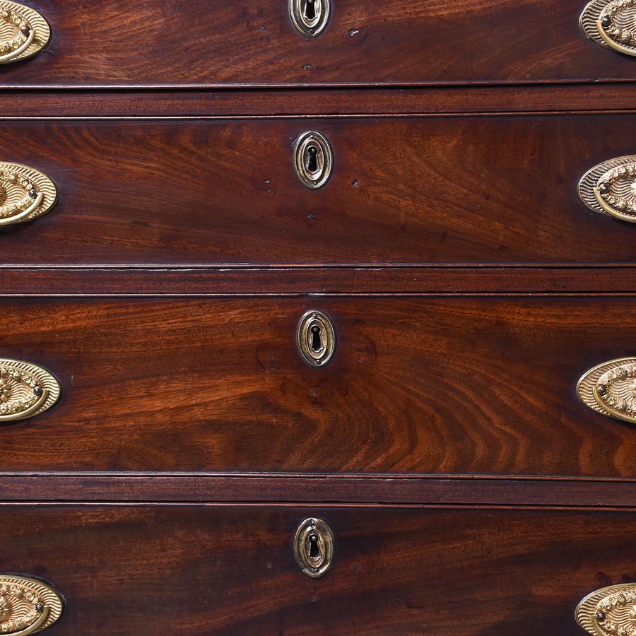 Antique George II Mahogany Bureau