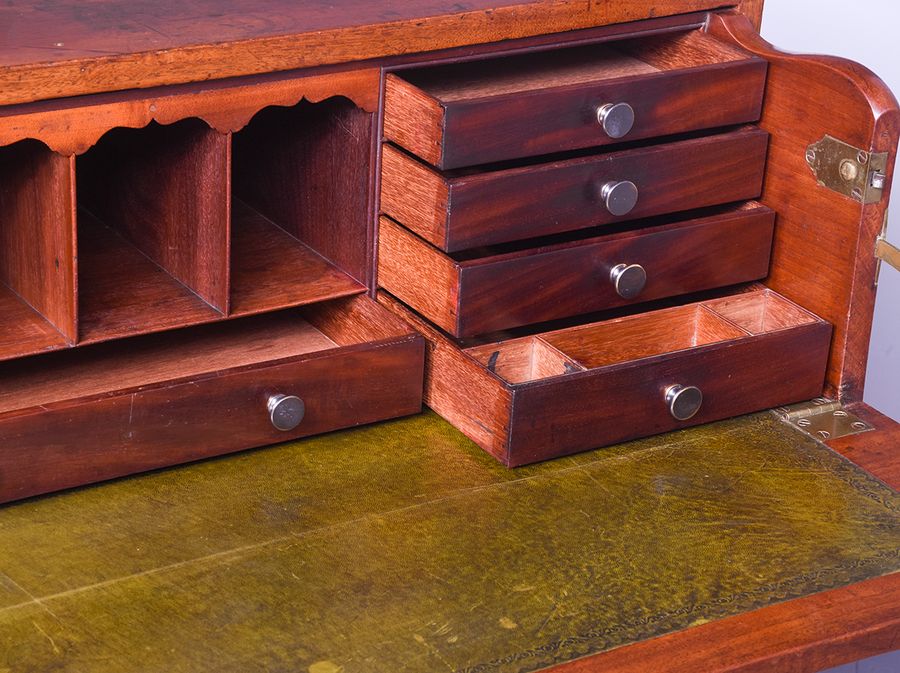 Antique Georgian Two-Part Secretaire Military Chest