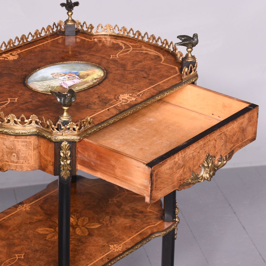 Antique Louis XV Style Three Tier Étagère