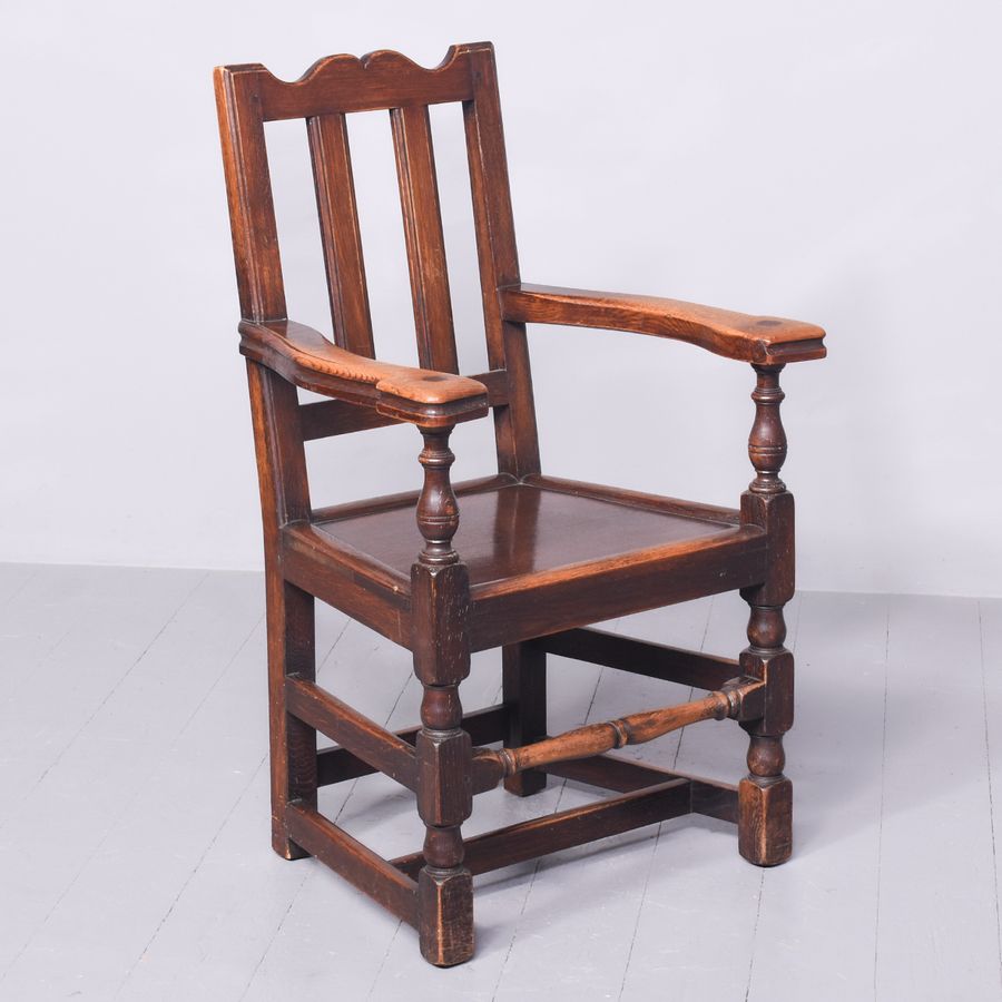 Antique Quality Set of 12 Solid Oak Dining Chairs